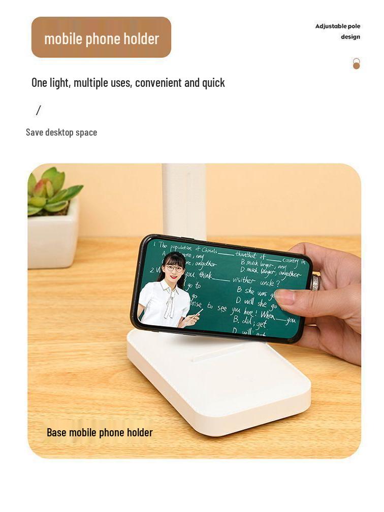 Lampă de birou pliabilă, cu intensitate reglabilă, cu protecție pentru ochi, pentru studenți și dormitor