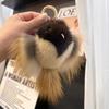 100% Real Mink Fur Fox Fur Beautiful Atmosphere Owl Bag Pendant Car Interior Pendant Home Bedroom Fur Pendant