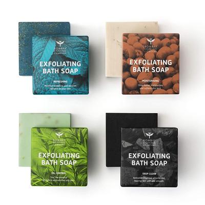 Bombay Shaving Co Exfoliating Bath Soaps, 100g (Pack of 4)