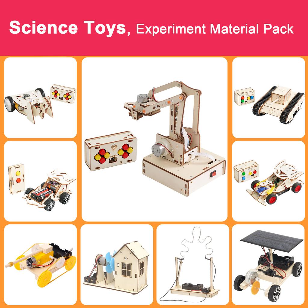 DIY Science Experiment Physical Model STEM Kit Handmade Assembly Craft Technology Kids Educational Toy Project for School Supply