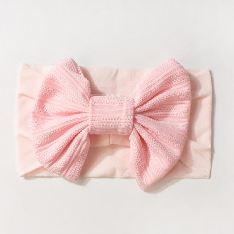 New Thin Baby Headband, Cute Solid Color Bow Children's Headscarf, Summer Baby Hair Accessories