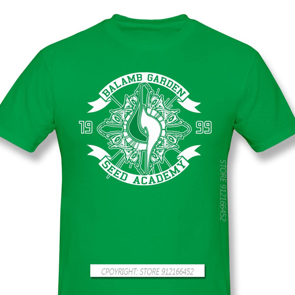 Men Clothes Final Fantasy Role Playing Video Game Series T-Shirts Balamb Garden Seed Academy Fashion Short Sleeve