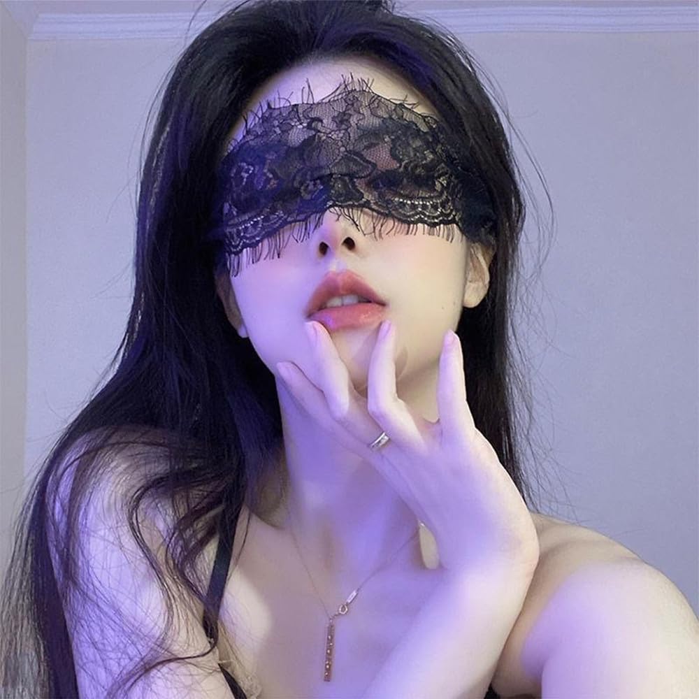 BAOQISHAN Sm Handcuffs with Lace Eye Adult SM Leg Lace Easy To Sm Play Mask, Goods, Restraints, Goods, Painless, Adjustable, Handcuffs, Cuffs,