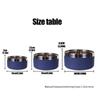 Custom Stainless Steel Dog Cat Bowl Double Vacuum Feeding Pet Bowl Large Capacity Dog Food Water Bowl Dog Accessories Puppy