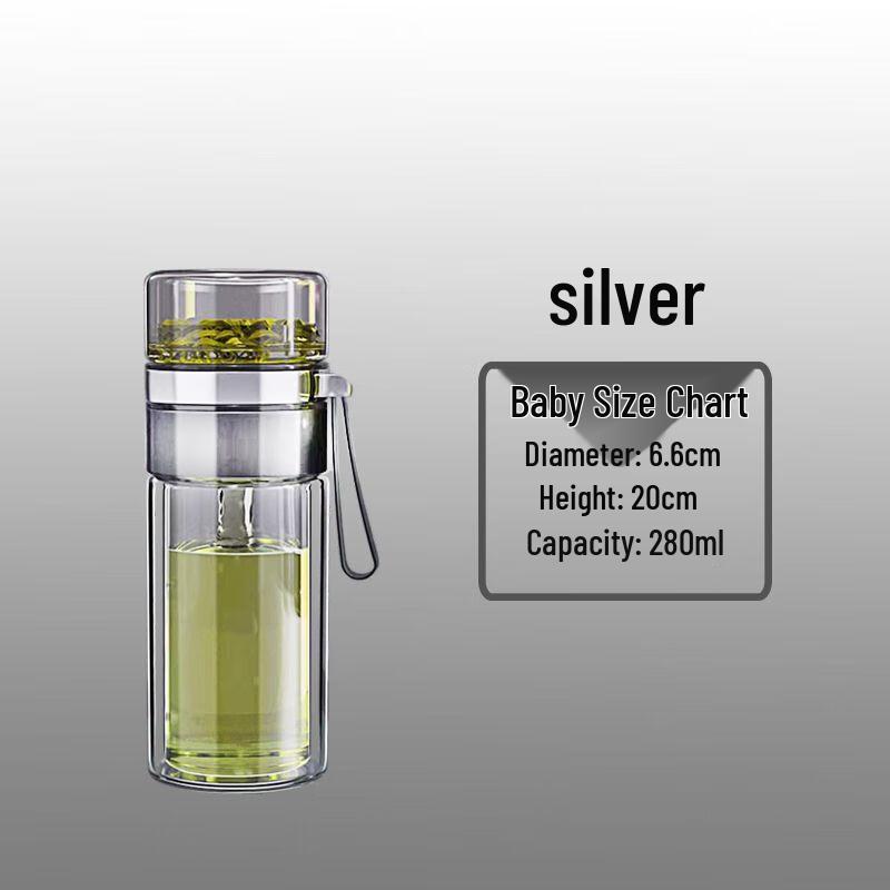 Shangqi Double-Layer Tea Infuser Glass Cup