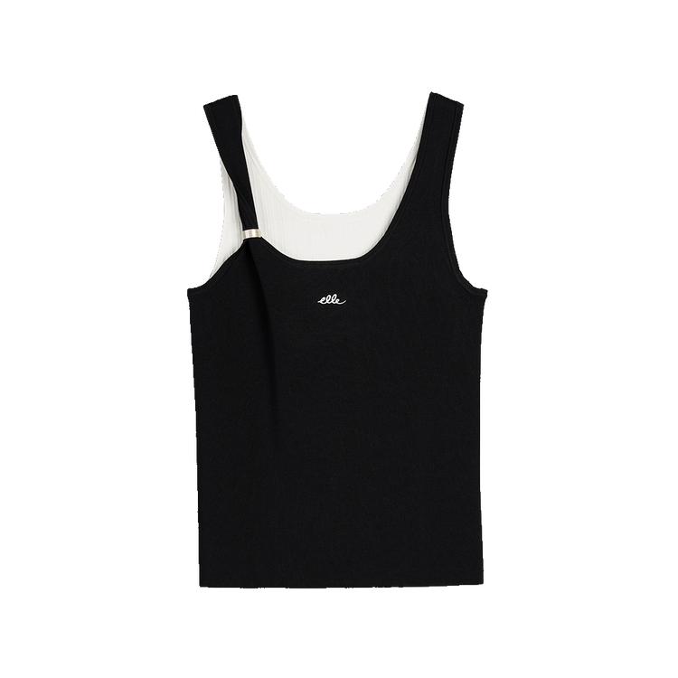 ELLE Color Block Printed Spliced Slim Fit Sleeveless Camisole Top Women tops EE51715