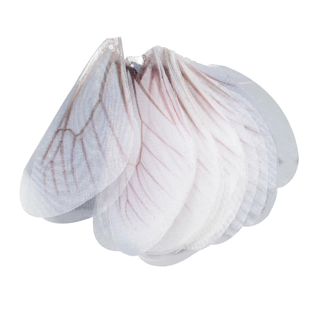 

Подвески в виде крыльев стрекозы, для творчества и рукоделия, 10 штук белый