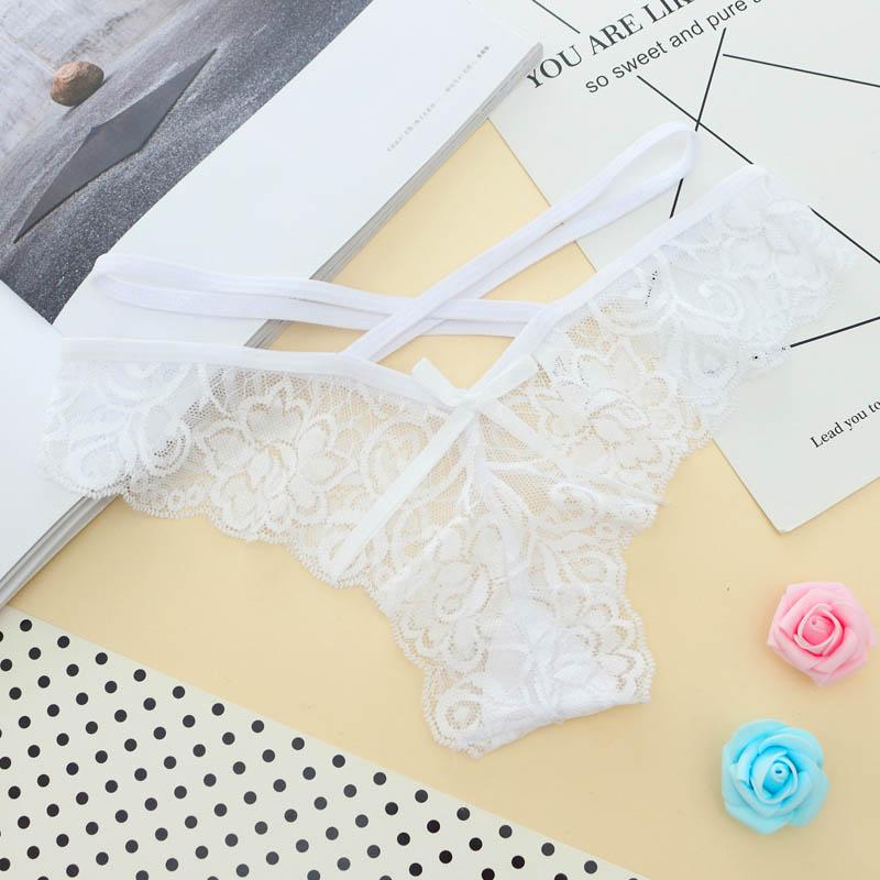 Sexy Lace Panties Women G String Lingerie Transparent Thongs Underwear Female Tangas Briefs