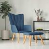 VidaXL Relaxation Chair and Stool Armchair with Footrest Living Room Chair Home Interior 327538