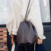 Genuine Leather Single-shoulder, Double-shoulder Crossbody Bag, High-end, Simple Cowhide Bag, Bucket Bag
