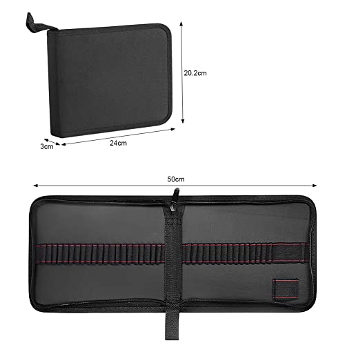 Große Kapazität Buntstiftetui, Tragbares Federmäppchen mit 36/72 Fächern, Wasserabweisend, Multifunktionales Federmäppchen, Stiftetui, Stiftebeutel, Stifthalter