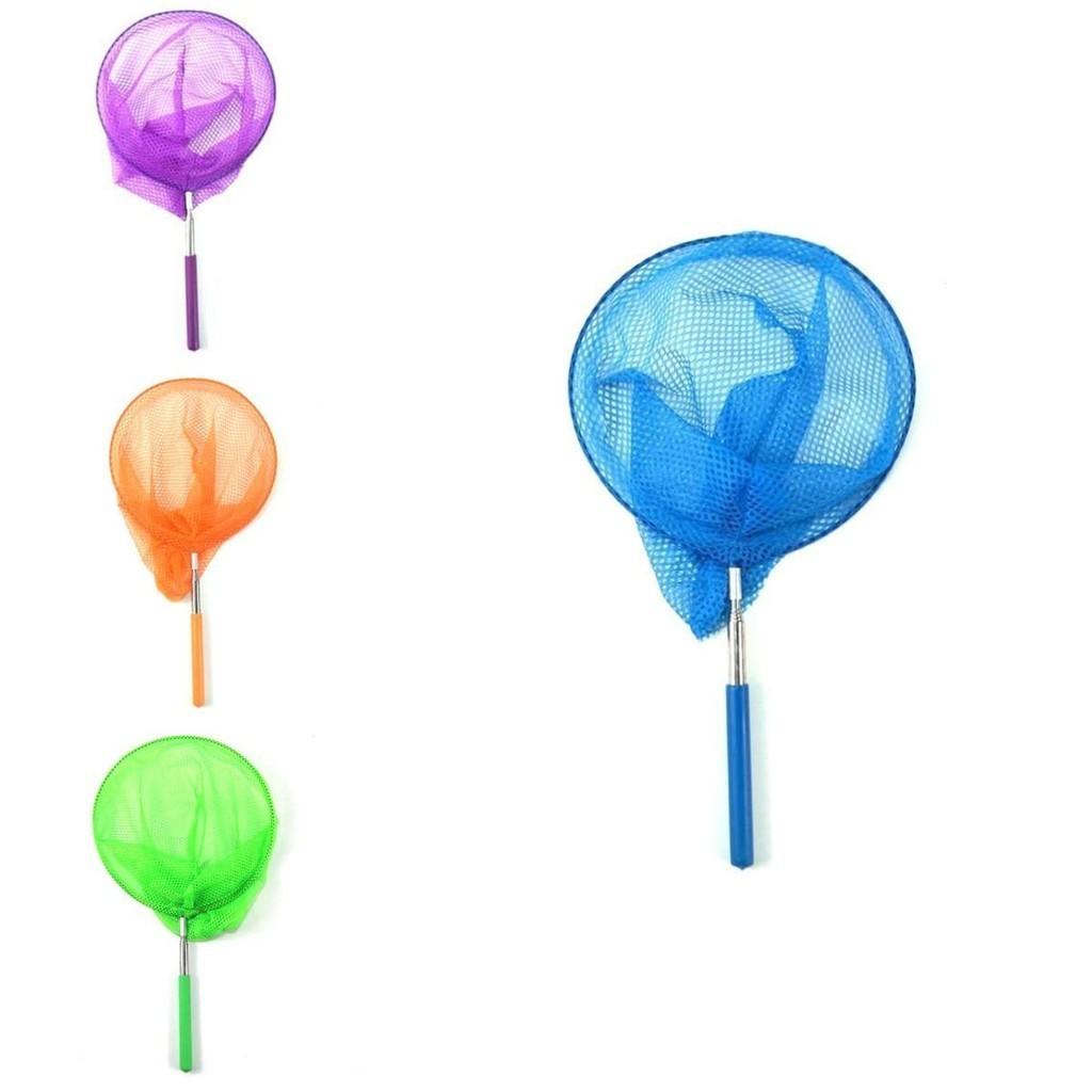 Colorful Kids Extendable Telescopic Handle Fishing Bug Butterfly Catching Net