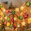 Luminous Christmas Decor Set: Ornaments, Star Pendants, Gift Boxes, Atmosphere Lights for Mall Decor
