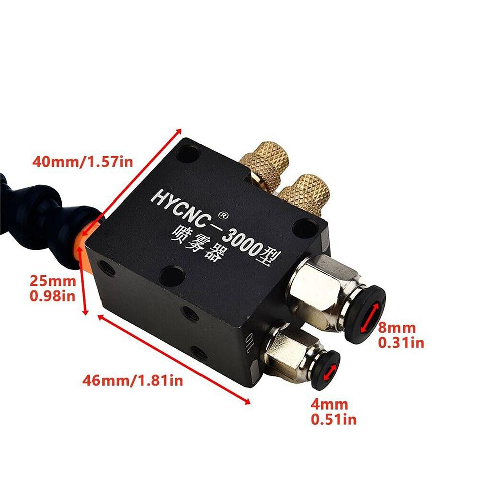 For CNC Lathe Metal Milling Lathe Drilling Machine Milling Machine Machine Mist Coolant Lubrication Spray Unit CNC Machine Tool