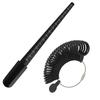 Ring Sizer Set Ring Mandrel Gauge Tool US Size 1-15&Finger Gaugers US Size 1-13 with Half Size Finger Measurement Scales Kit Ring Stick Measure Tool