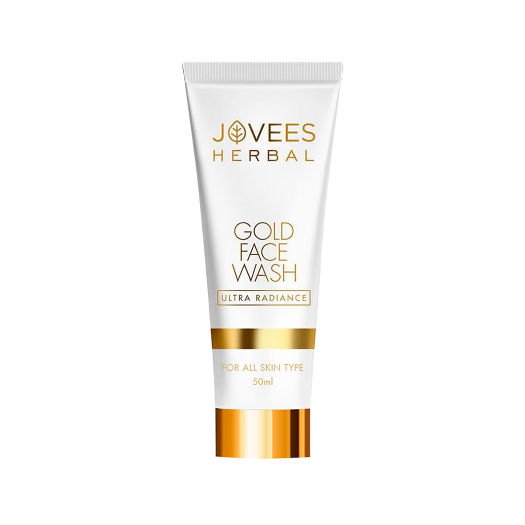 

Jovees Herbal Ultra Radiance Gold Гель для умывания 50 мл Осветляющее Увлажняющее Очищающее средство для всех типов кожи Уменьшает пигментные пятна и улучшает текстуру кожи