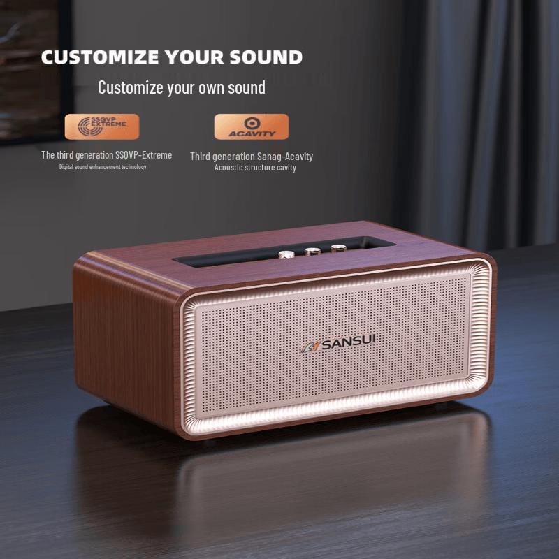 SANSUI A5 Home Bluetooth Speaker with Subwoofer (CN Version)