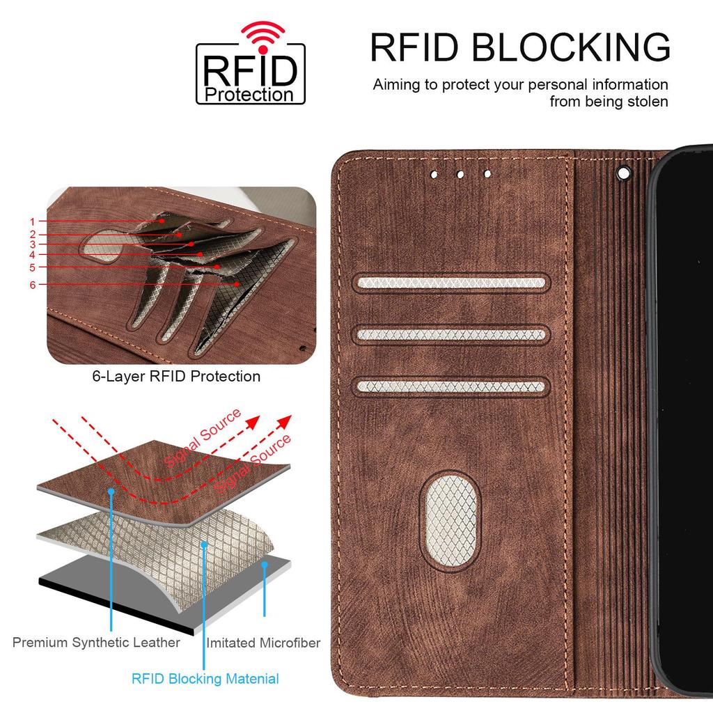 Compatible with Infinix Hot 50/Note 40: Zero10 Flip Leather Case with Card Slot and Stand.