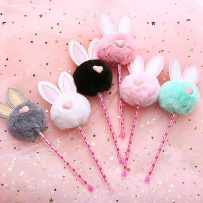 1 stücke Schreibwaren Nette rabit Stift Werbung Gel Stift Schule Mode Büro Kawaii Versorgung Schule Kawaii Schreibwaren