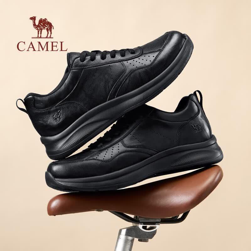Camel Men's Soft-Sole Leather Casual Sport Shoes