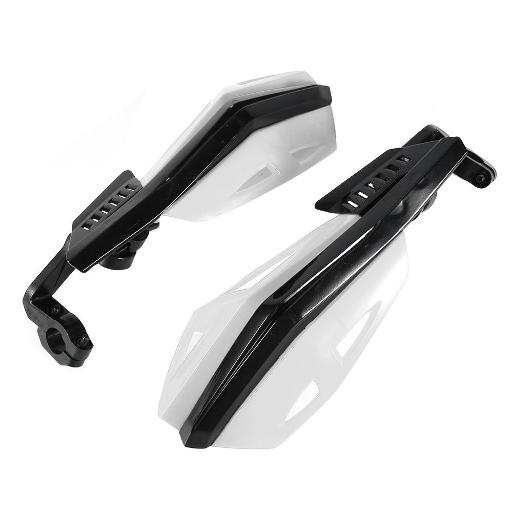 

Motorcycle Hand Guard 7 8in 22mm ABS Fall Resistant Protector Universal for Motorcycle Electric Bike Scooter White белый
