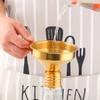 Anti-slip Handle Stainless Steel Funnels Funnel for Filling Small Bottles  Kitchen Gadgets