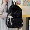 New Trendy Backpack Large Capacity Junior High School Student Leisure Student Class Schoolbag Women's Simple Backpack