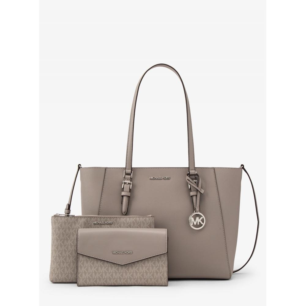 

Michael Kors [japan Limited] Charlotte 3 In 1 Tote Large 35r3scft3t35 Pearl Gray F