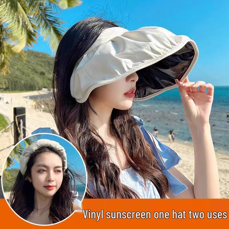 Korean Style Women's UV Protection Sun Hat with Wide Brim