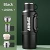 1PC Stainless Steel Vacuum Thermos Large Capacity Portable Outdoor Sports Water Bottle for Dormitory