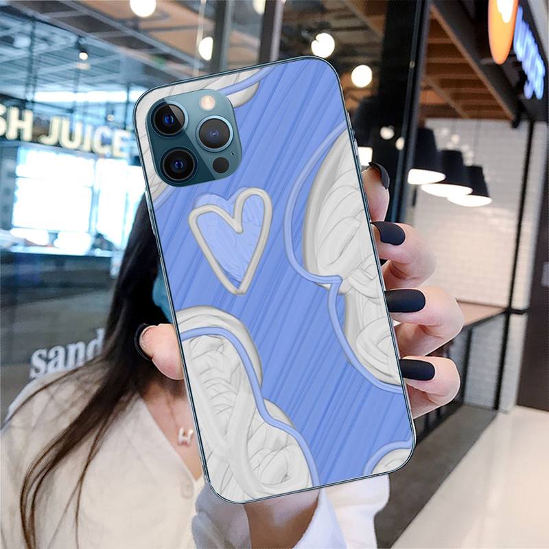 Heart Shape Phone Case For Iphone 11 12 13 Pro Max 5s 6s 7 8 Plus X Xr Xs Max Se 2020 13 Mini Case Cover