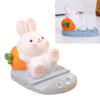 Cute   Cell Phone Stand Cartoon Resin Bunny Phone Holder Desk for Student Room Decoration