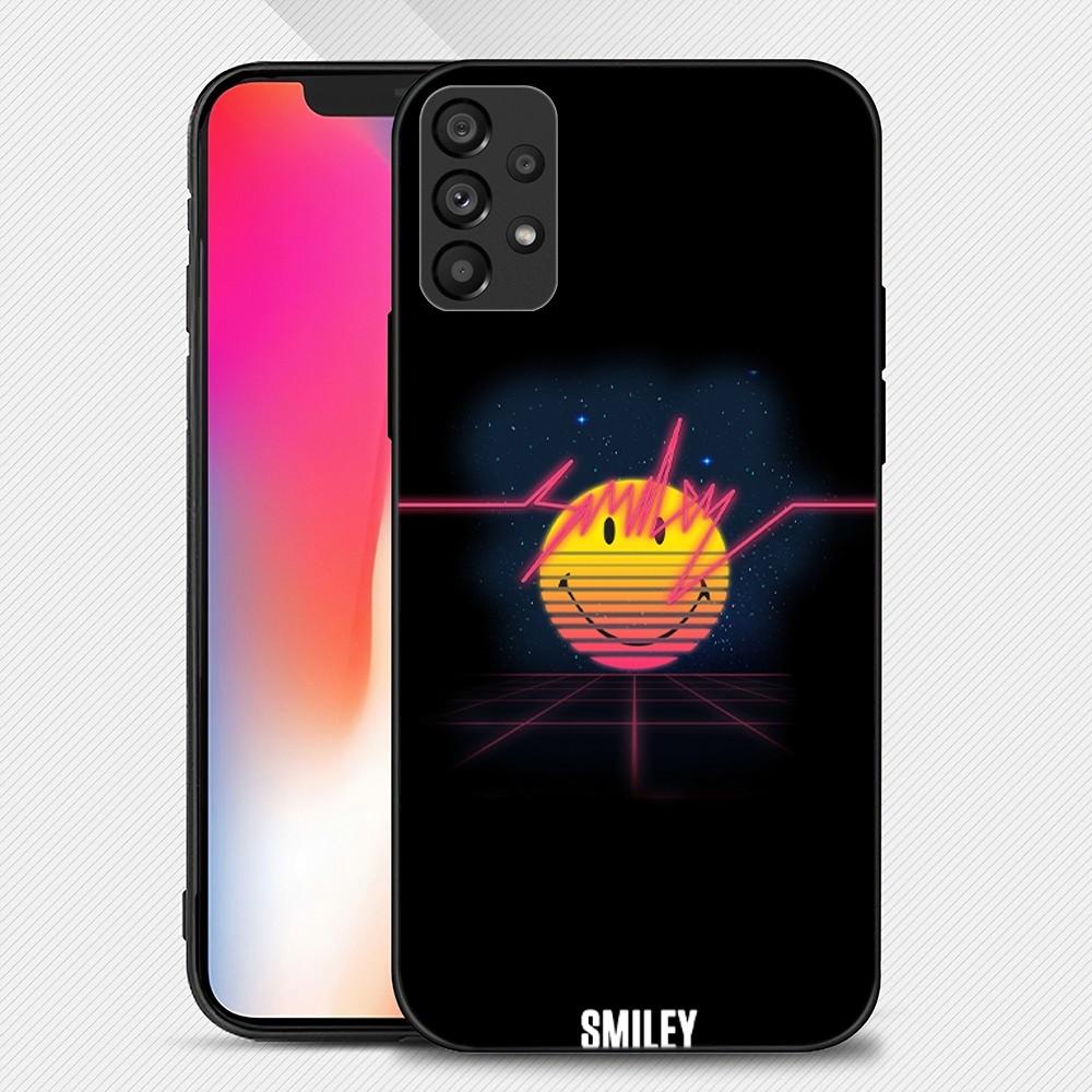 Śmieszne etui na telefon S-Smiley Face do Samsung Galaxy S22 S23 Ultra S21 S20 FE Plus Note 20 Miękka okładka