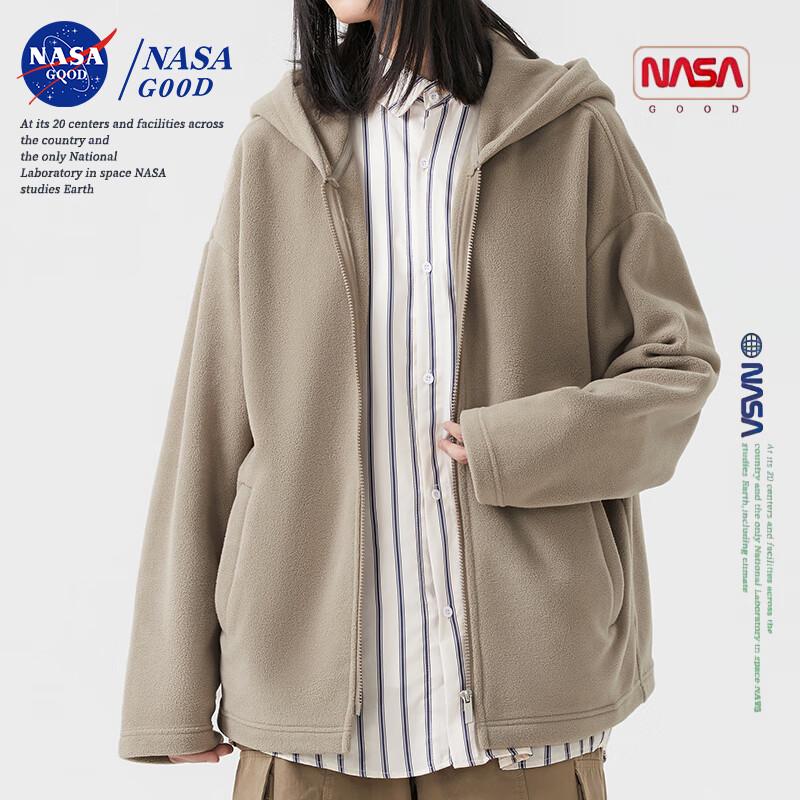 NASA GOOD Unisex Hooded Fleece Jacket