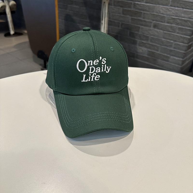 Tide embroidery baseball cap travel casual cap men and women spring and summer new sun hat