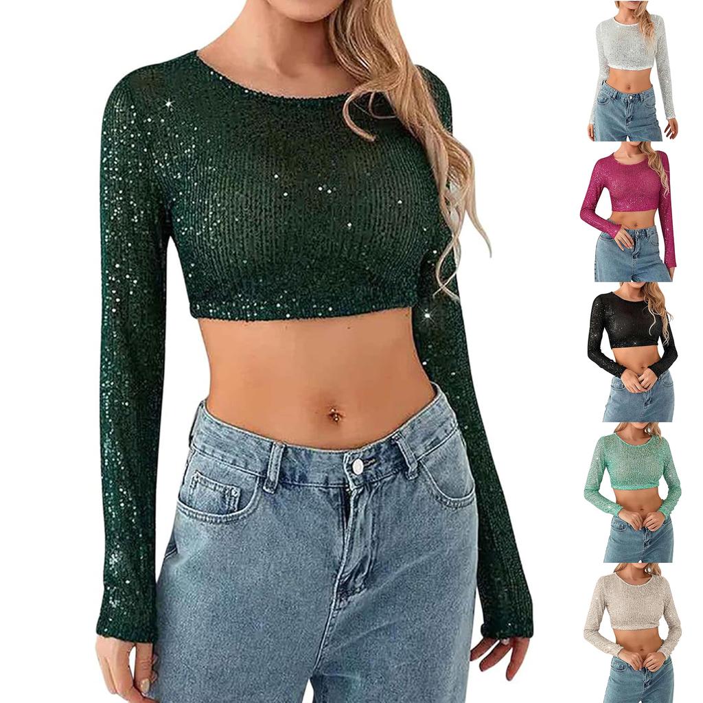 Damen Bequemes Lockeres Modisches Und Lässiges Langarm Elegantes Pendel- Und Freizeit-Oberteil