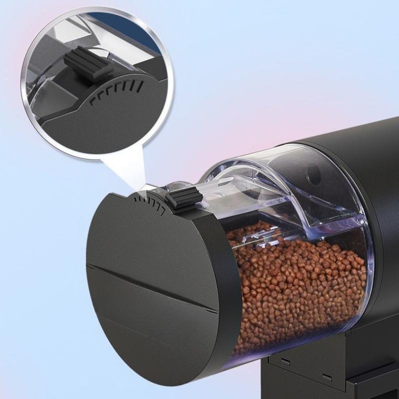 1 Set Large Capacity Aquarium Goldfish Feeder 100Ml Automatic Fish Tank Feeder Intelligent Timing Auto Feeder