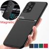 Luksusowe antypoślizgowe etui do Samsung Galaxy A55 35 25 15 05 73 72 54 53 52 34 33 32 24 23 22 4G 5G Wbudowany uchwyt samochodowy Magnetyczne Fundas
