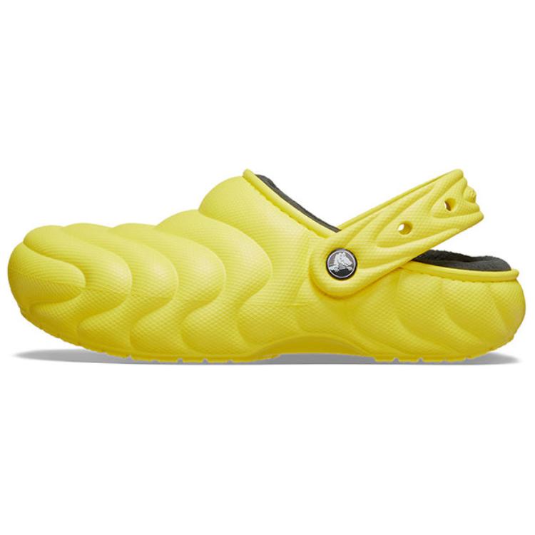 Crocs comfortable and versatile hole shoes for men and women in yellow