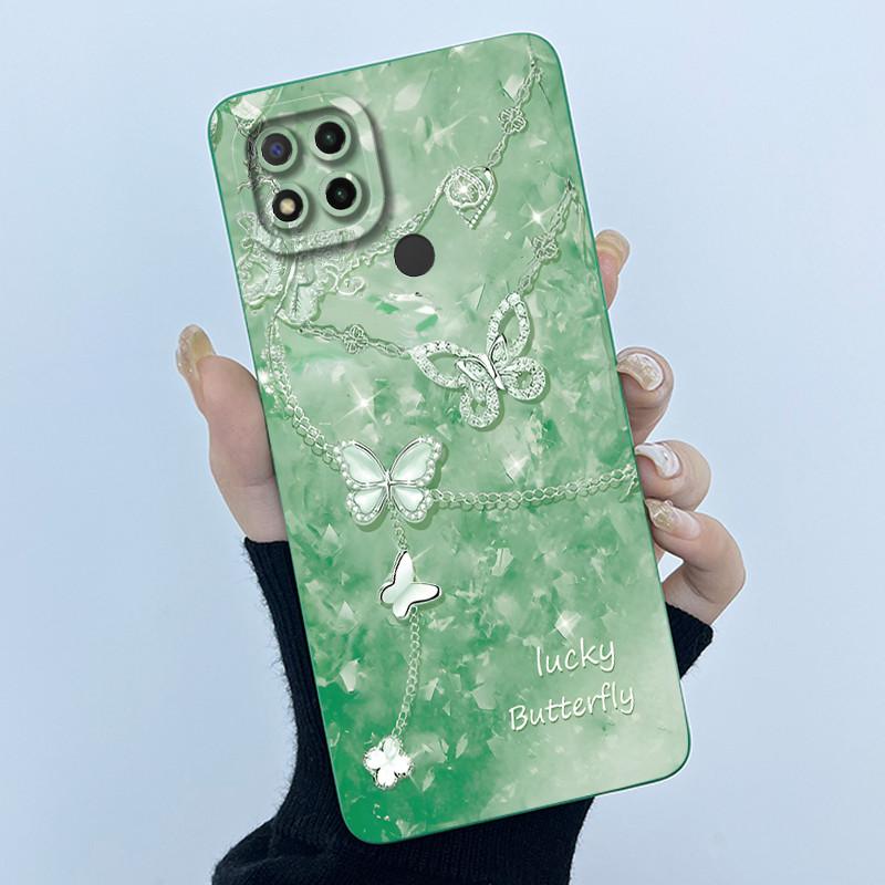 Fashion Simplicity Phone Case For Xiaomi Redmi 9C NFC Soft Liquid Silicone Fundas Redmi9C Redmi 9 C Camera Protection Cover Case