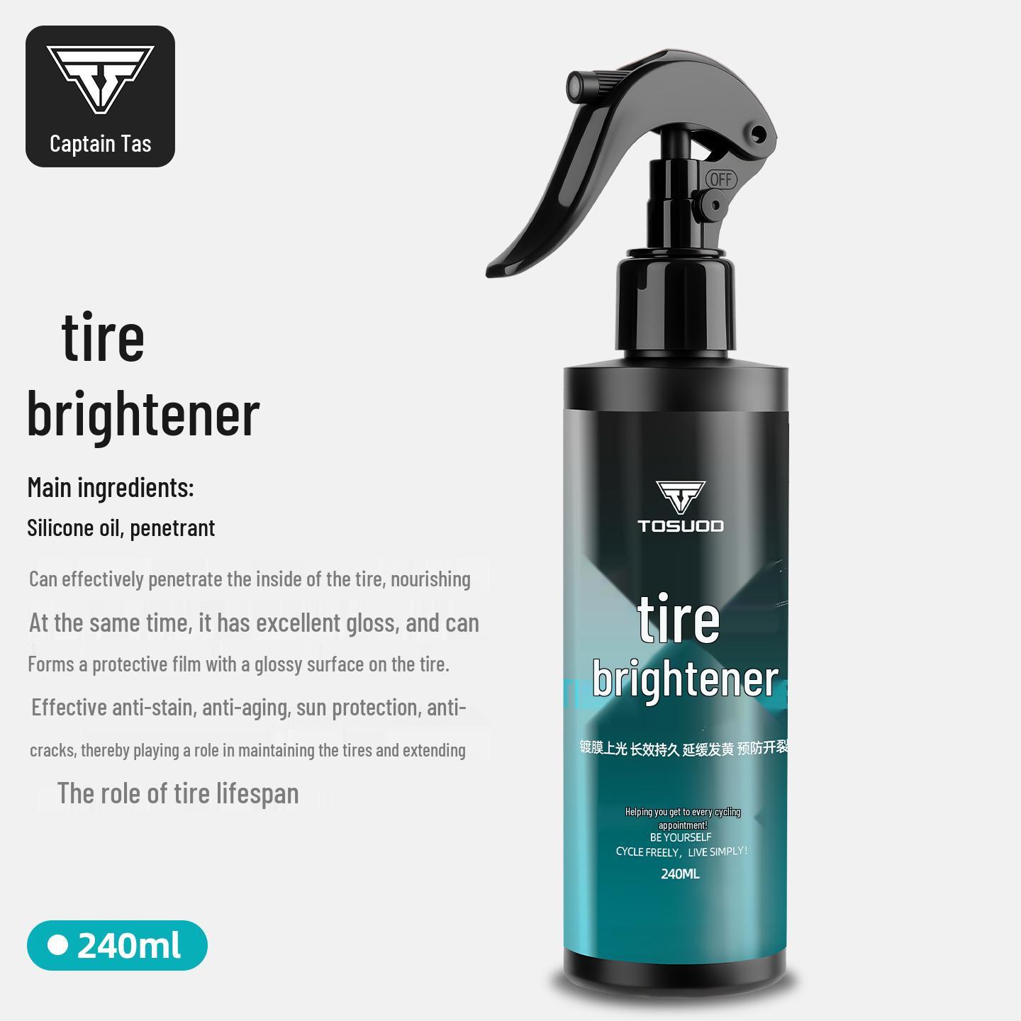 Tass Captain Bike Tire & Body Coating Agent for Road & Mountain Bikes Special Size