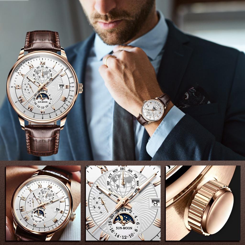Men's Watches, Non Mechanical Watches, Calendar Watches