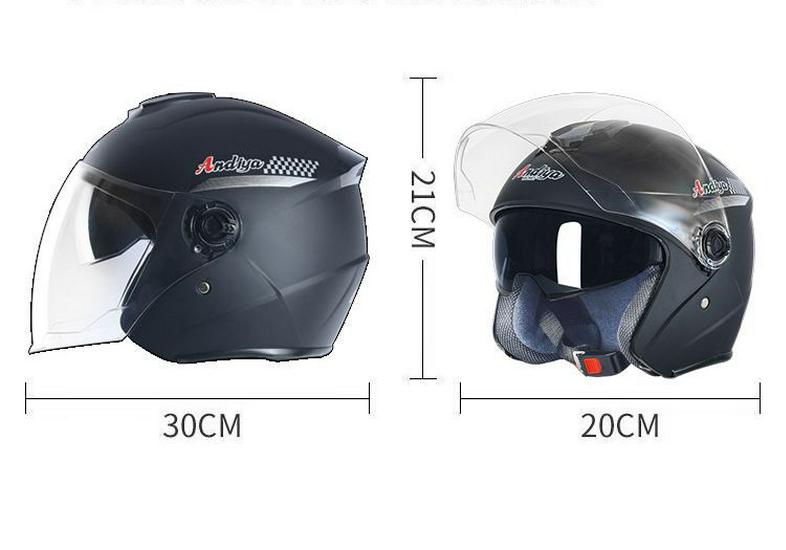 Universal All-Season Electric Helmet with Anti-Fog & Warmth, Dual Visors, for Men & Women