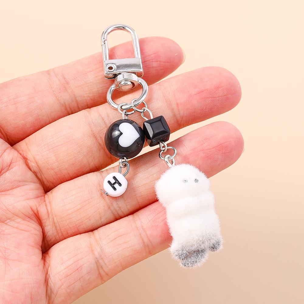 

Cute Sea Otter Keychain Animal Key Ring Pendants for Women Girls Handbag Decor DIY Handmade Key Chain Jewelry Gifts