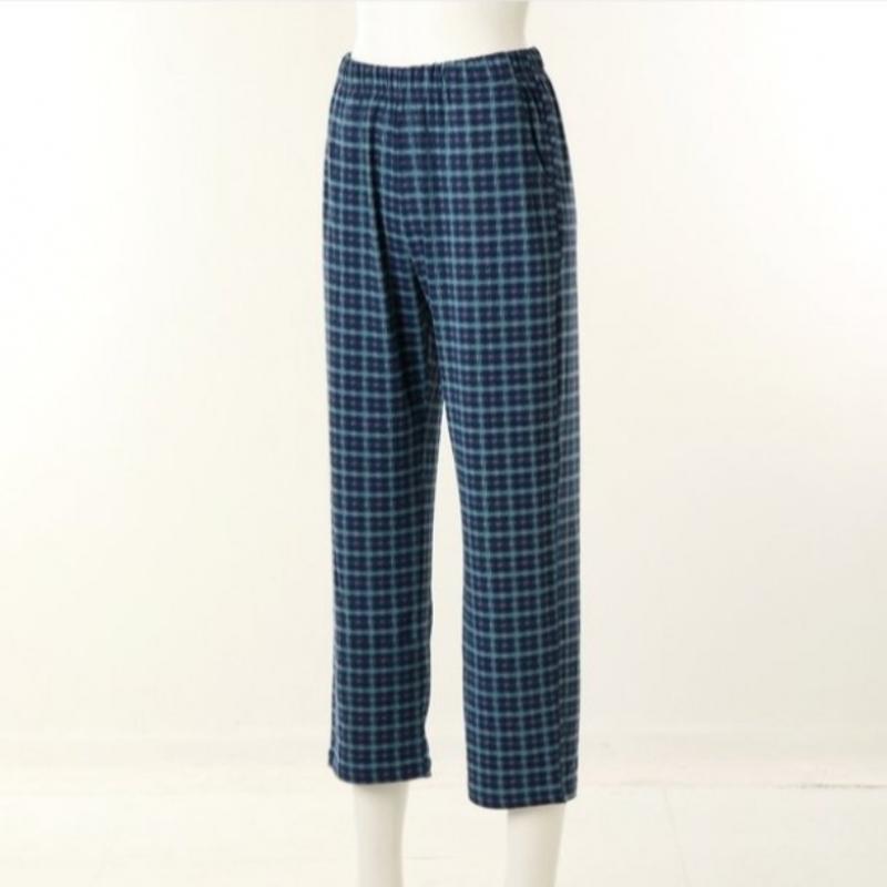 Venus Cozy Coat Fleece Check Print Women 9  Pants Set