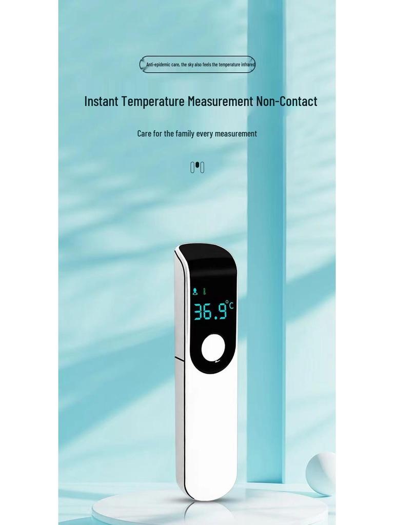 Multilingual Non-Contact Infrared Thermometer for Babies - Mini Handheld Temperature Gun