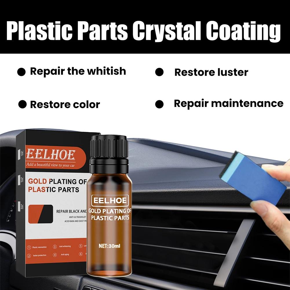 Auto Plastic Restorer Zpět na Black Gloss Produkty na čištění aut Auto Polish And Repair Coating Renovator for Car Detailing