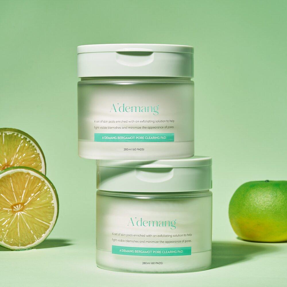 A'demang Bergamot Pore Clearing Pad 60 Pads