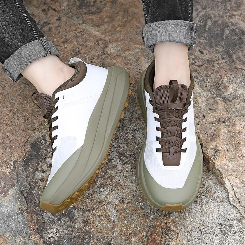 Foreign trade live broadcast outdoor all-terrain running shoes men's non-slip waterproof hiking shoes bird home sports shoes off-road hiking shoes