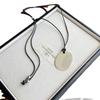 Titanium Steel Wax Rope Comb Sweater Chain Necklace Accessory Design with High-end Style